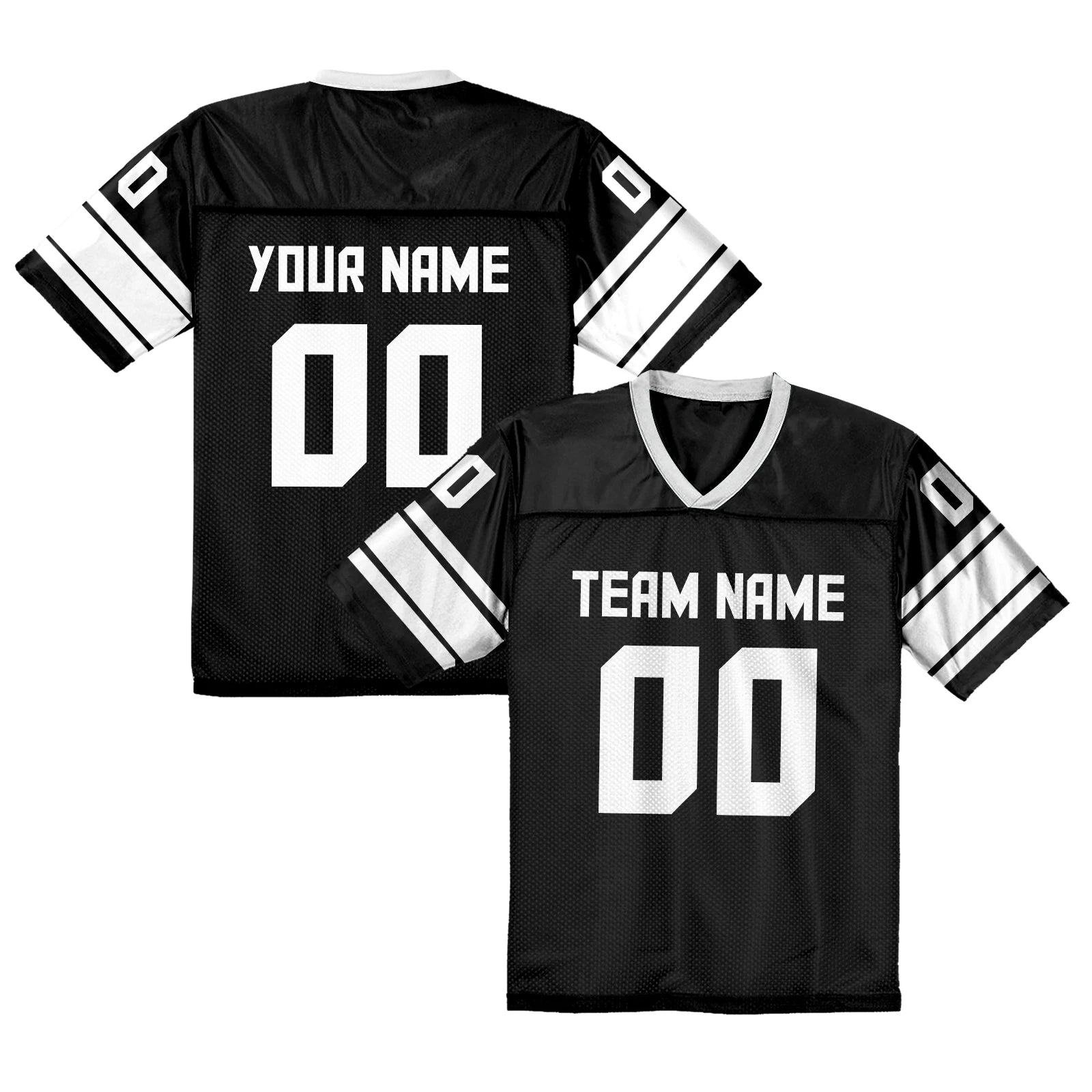 Custom American Football Jersey for Men Women Black Orange Personalized Printed Football Shirt with Team Name Number Fans Gift