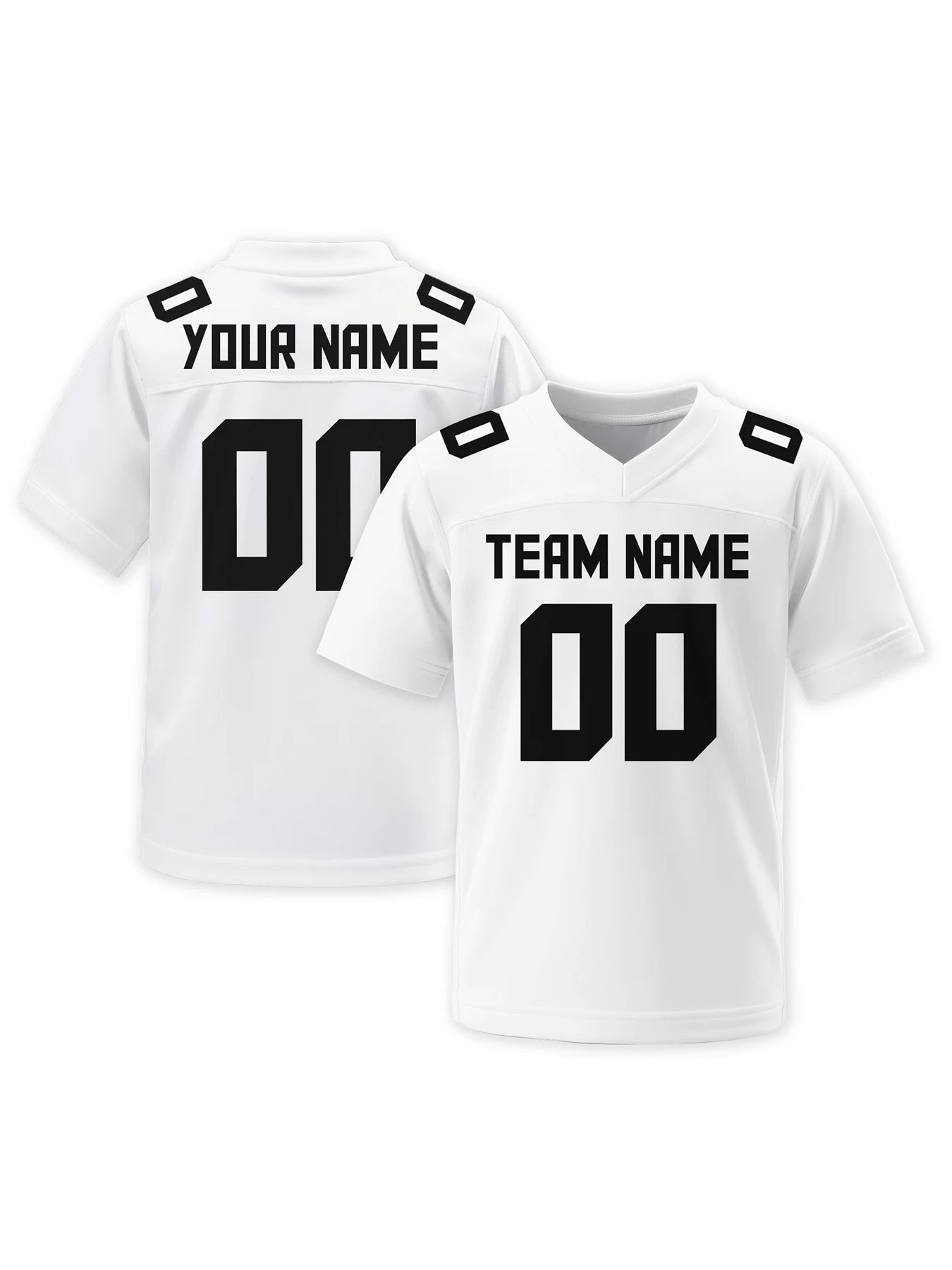 Custom Men's American Football Jersey Personalized Name Number Solid Color Football Team Uniform Sports Jersey