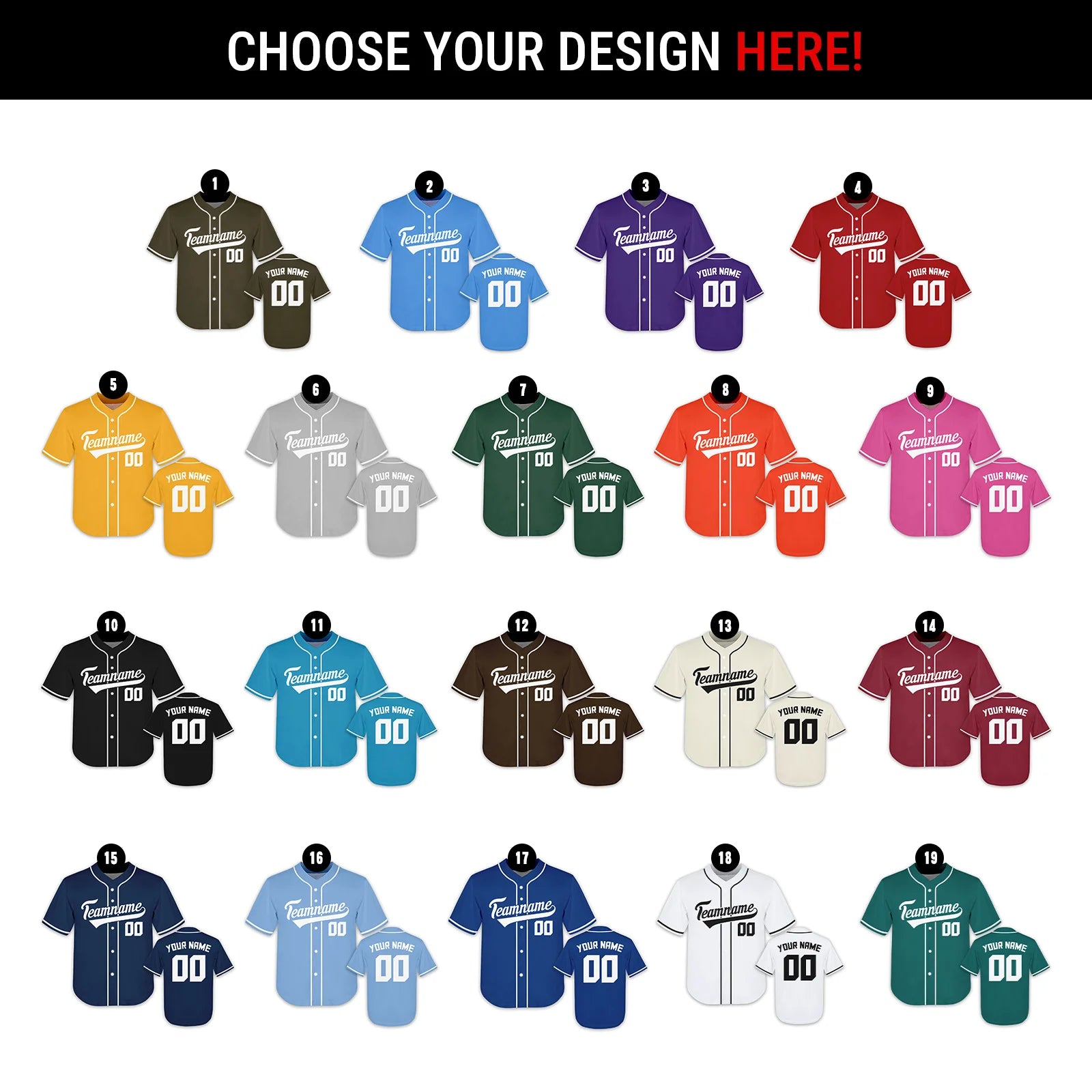 Custom Kids Baseball Jersey Personalized Plain Baseball Uniform with Printed Name Number Baseball Team Shirt Youth Fans Gift