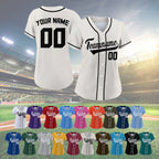 Custom Baseball Jersey for Women Personalized Baseball Shirt with Printed Name Number Team Uniform Baseball Lover Gifts