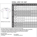 Custom American Football Jersey Black White Men Women Kids Personalized Printed Team Name Number Sports Uniform Fans Gift