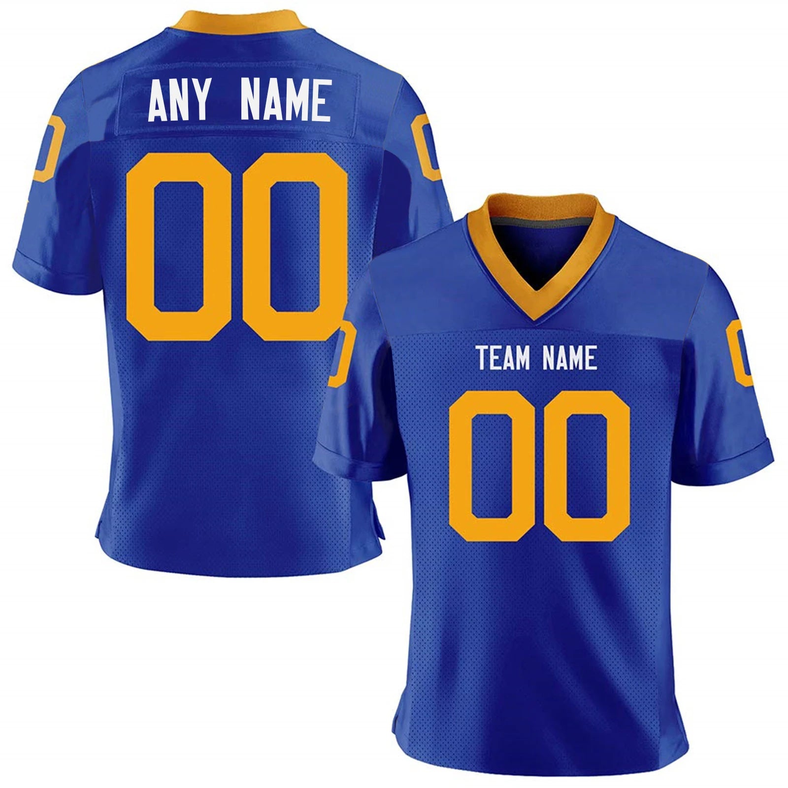 Custom Navy American Football Jersey, Personalized Football Shirt with Team Name Number, Football Fans Gift for Men Women Kids