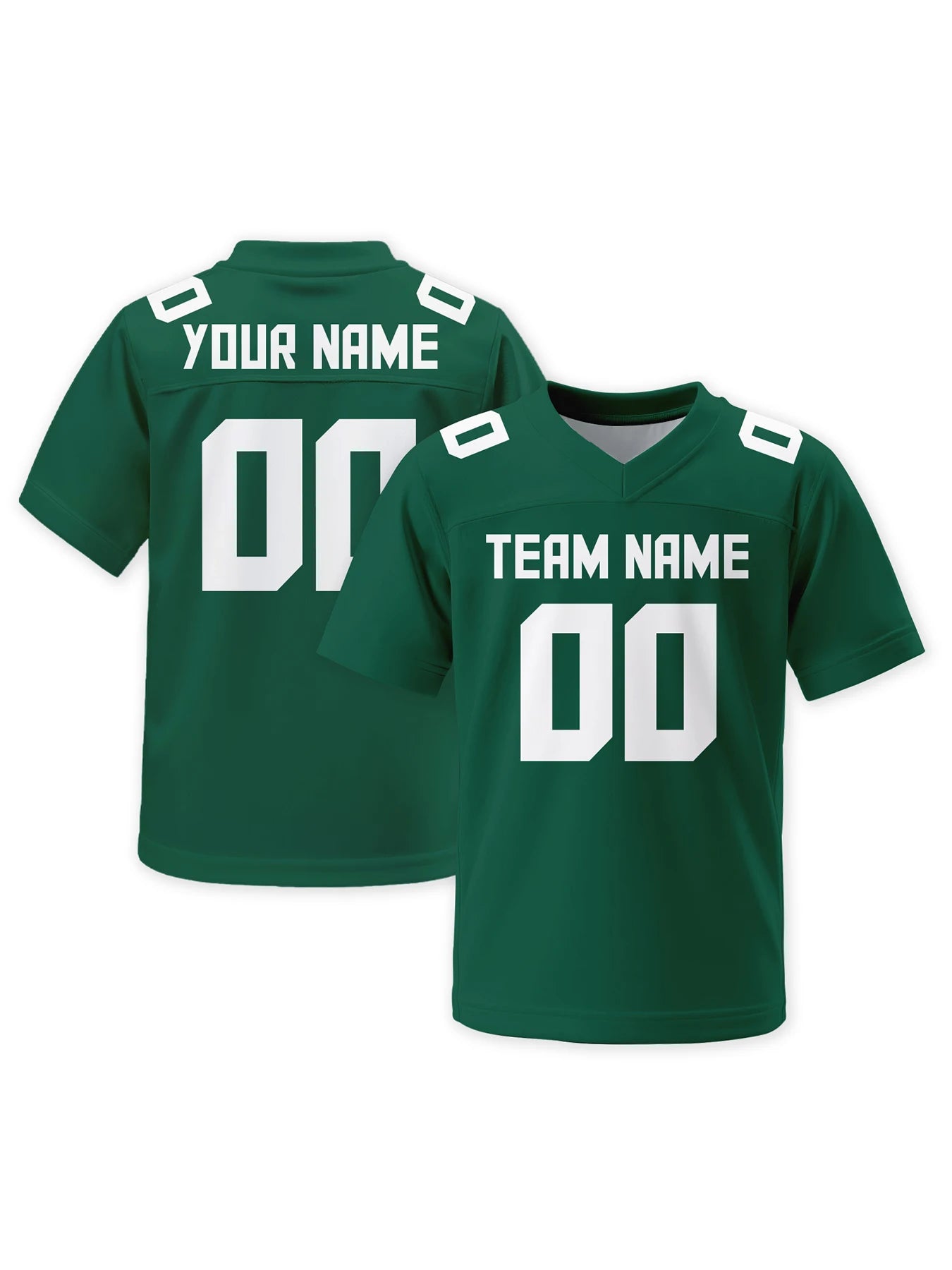 Custom Men's American Football Jersey Personalized Name Number Solid Color Football Team Uniform Sports Jersey