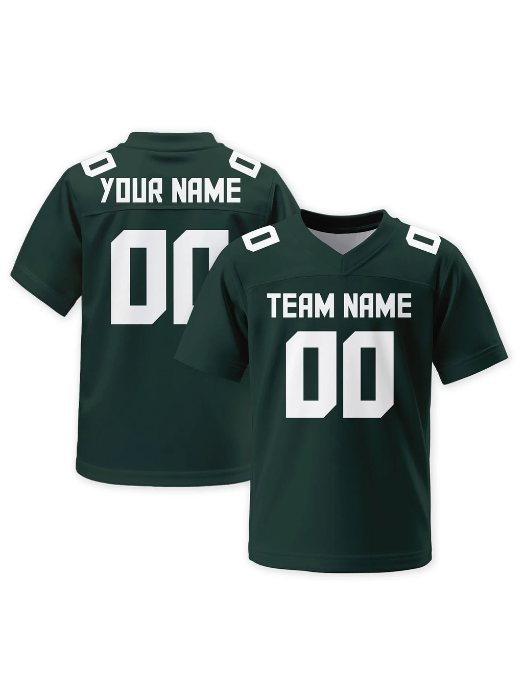 Custom Men's American Football Jersey Personalized Name Number Solid Color Football Team Uniform Sports Jersey