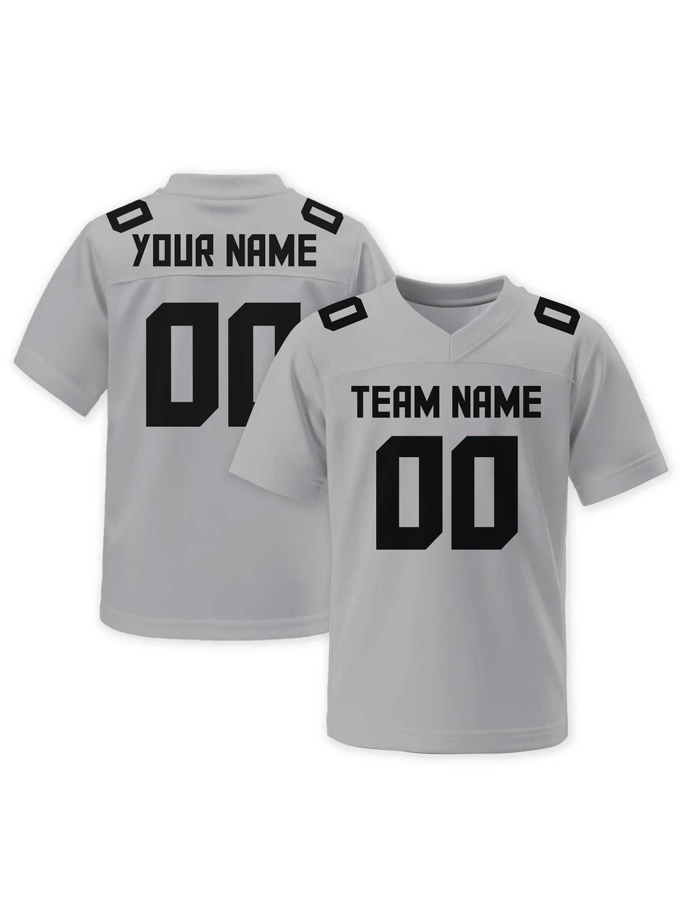 Custom Men's American Football Jersey Personalized Name Number Solid Color Football Team Uniform Sports Jersey