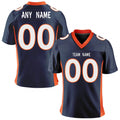 Custom Orange American Football Jersey Sublimation Printed Name Number Team Training Shirt Women Men Youth Kids Fans Gift