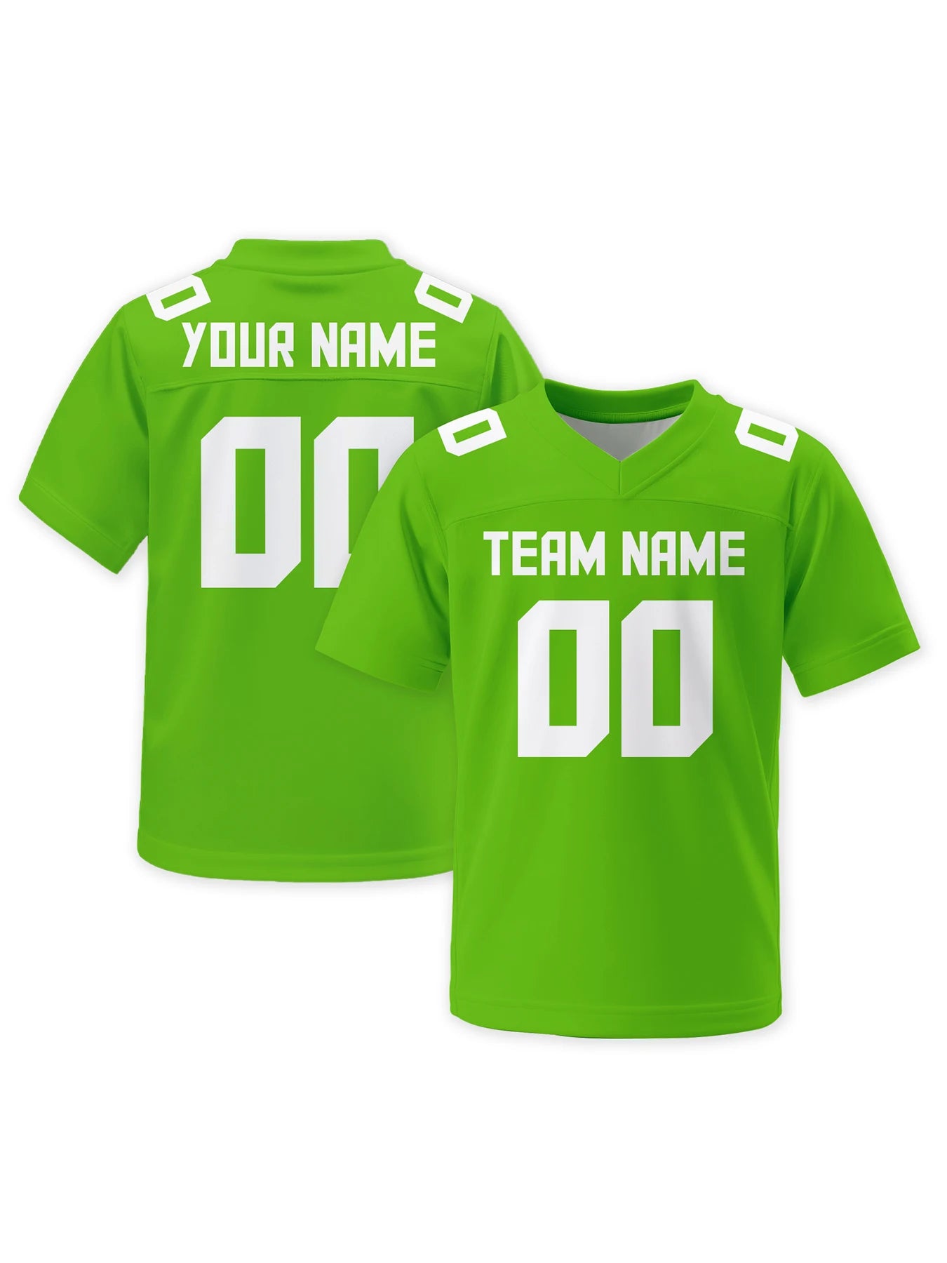 Custom Men's American Football Jersey Personalized Name Number Solid Color Football Team Uniform Sports Jersey