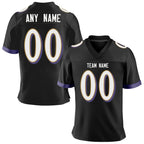 Custom American Football Jersey, Purple Football Shirt for Men Women Youth Kids, Personalized Print Team Name Number Fans Gift