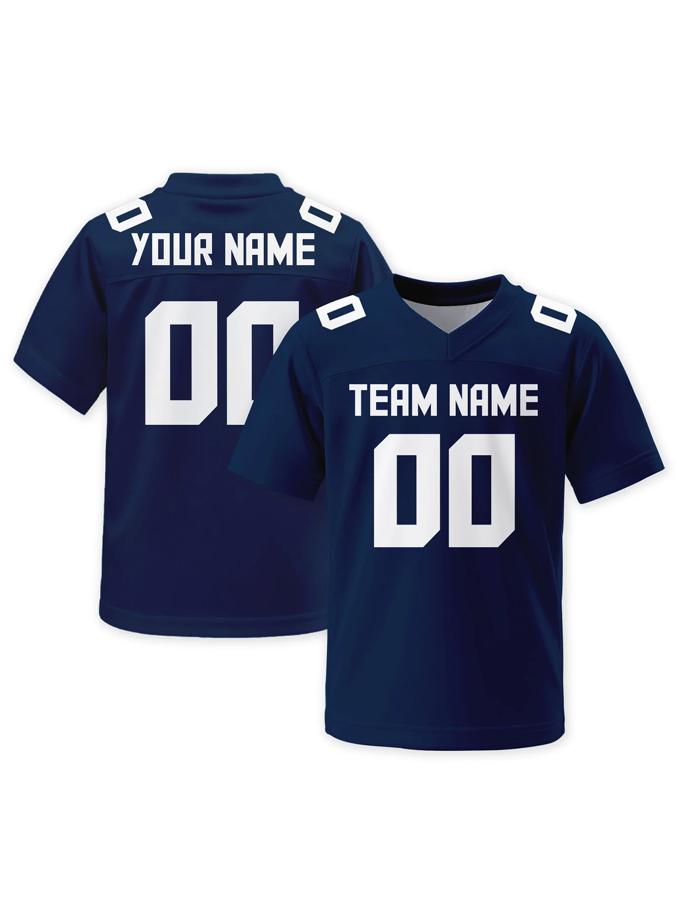 Custom Men's American Football Jersey Personalized Name Number Solid Color Football Team Uniform Sports Jersey