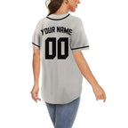 Custom Baseball Jersey for Women Personalized Baseball Shirt with Printed Name Number Team Uniform Baseball Lover Gifts