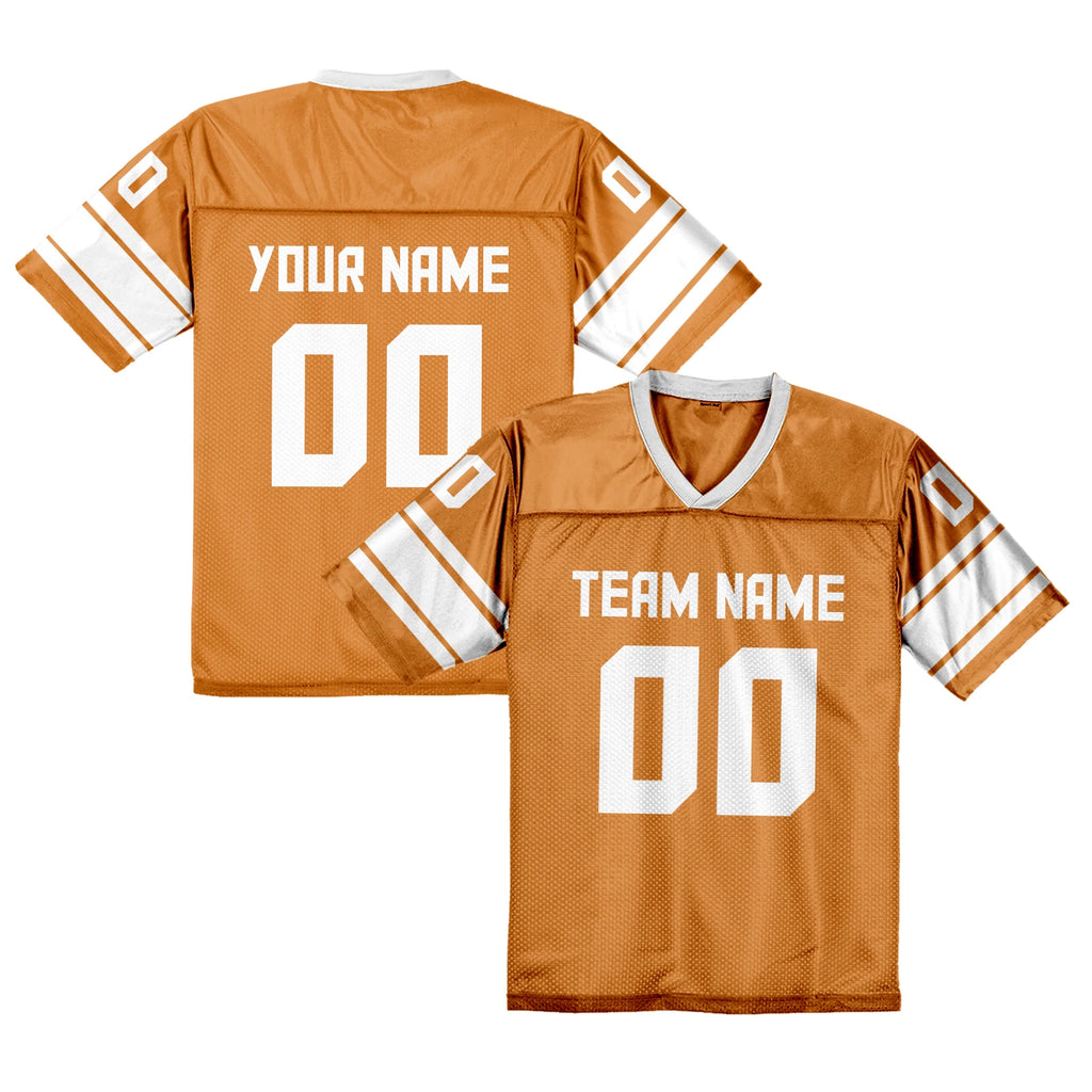 Custom Red American Football Jersey Personalized Football Shirt with Team Name Number Fans Men Women Youth Kids Top Streetwear