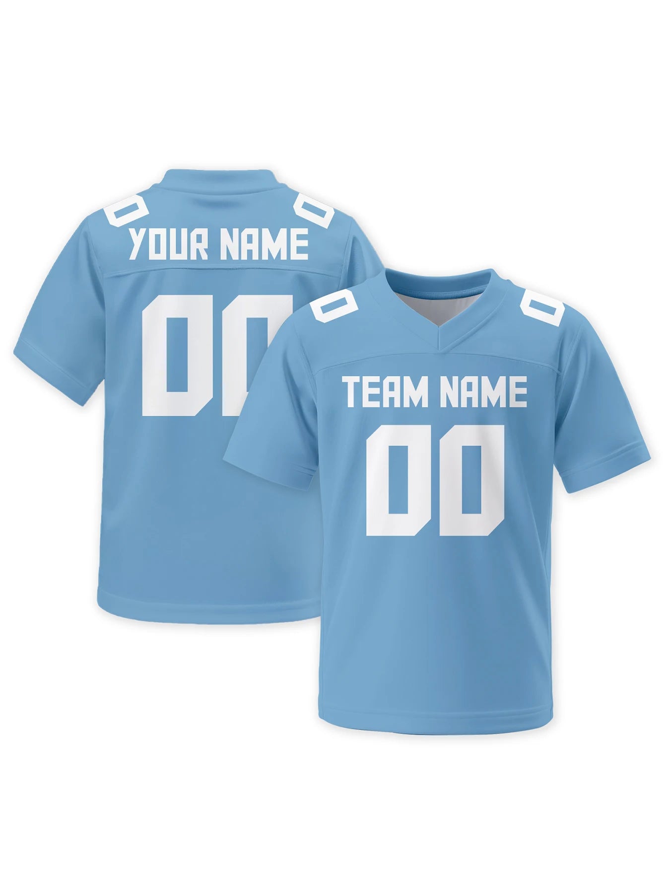 Custom Men's American Football Jersey Personalized Name Number Solid Color Football Team Uniform Sports Jersey