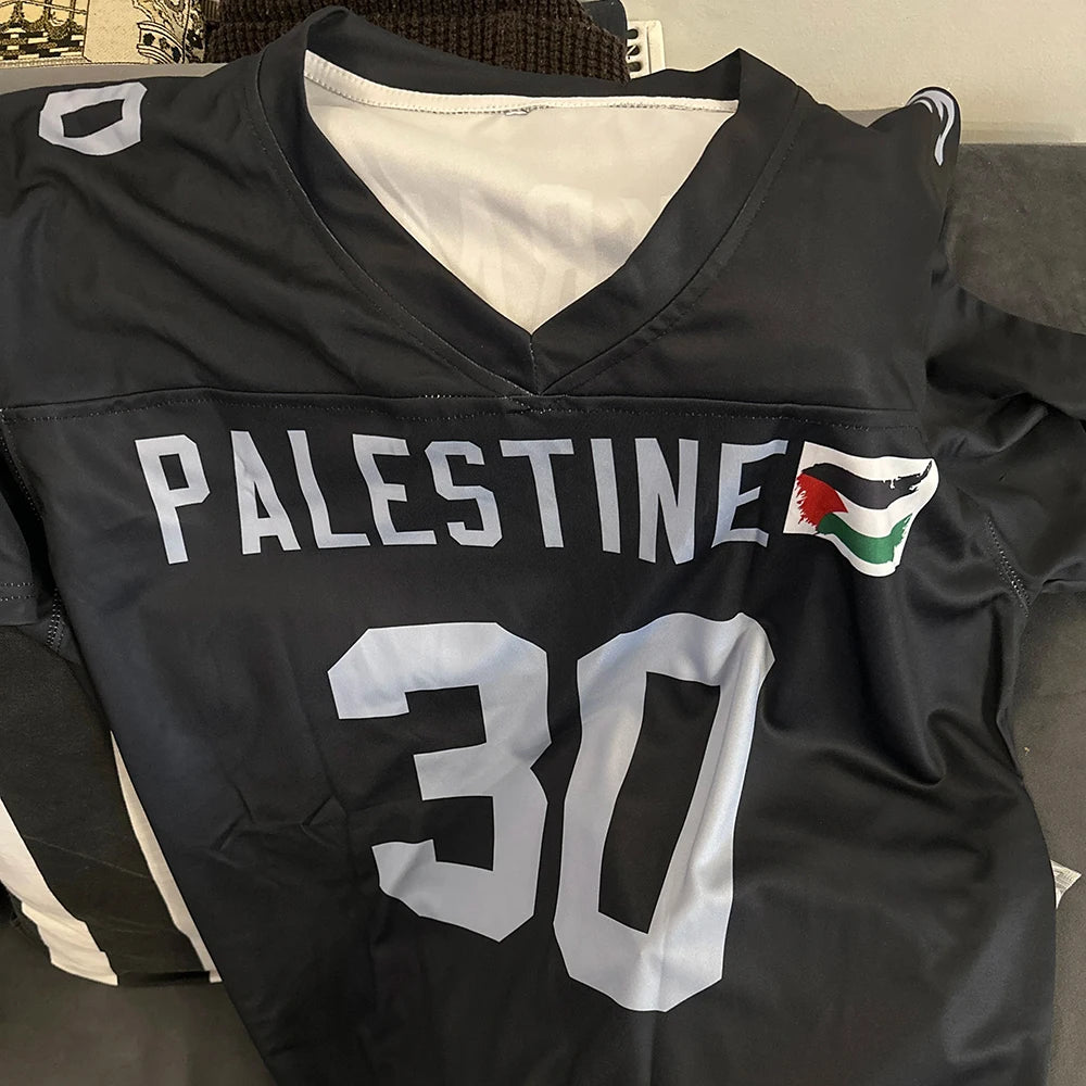 Custom American Football Jersey Black Personalized Football Shirt with Team Name Number for Adult Kids Sports Fans