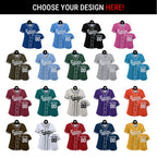 Custom Baseball Jersey for Women Personalized Baseball Shirt with Printed Name Number Team Uniform Baseball Lover Gifts