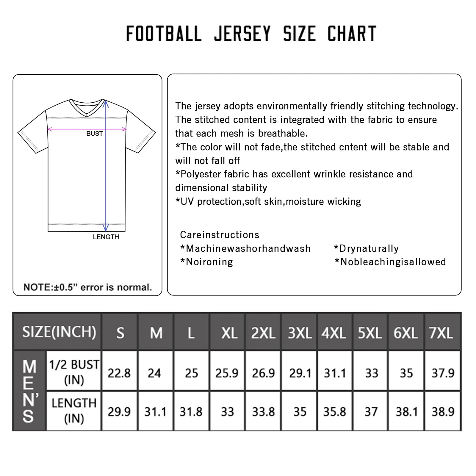 Custom Men's American Football Jersey Personalized Name Number Solid Color Football Team Uniform Sports Jersey