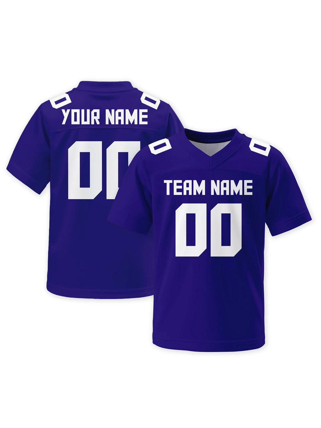 Custom Men's American Football Jersey Personalized Name Number Solid Color Football Team Uniform Sports Jersey