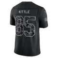 SF.49ers #85 George Kittle Black 2026 Salute to Service Stitched Limited Football jersey MWATKINS