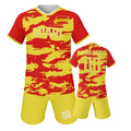 Spain Custom Soccer Jersey Sets Football Kit Kids Training Outfit Club Personalized Name Number Soccer Uniform for Boys ï¼?Girls
