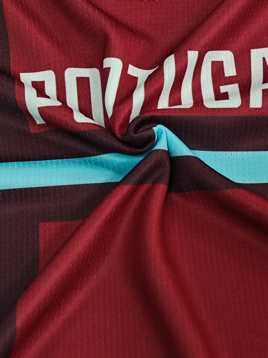 Kids Portugal Soccer Jersey Customizable Name Number Football Kit Team Club Uniforms Boys Girls Children Soccer Gifts 3-14Y