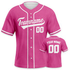 Custom Baseball Jersey for Women Fans Plain Personalized Baseball Shirt with Printed Team Name Number Baseball Team Uniform