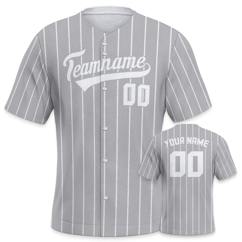 Men's Custom Baseball Jersey Solid Pinstripe Personalized Name Number Printing Fans Gift Baseball Team Shirt for Sportswear