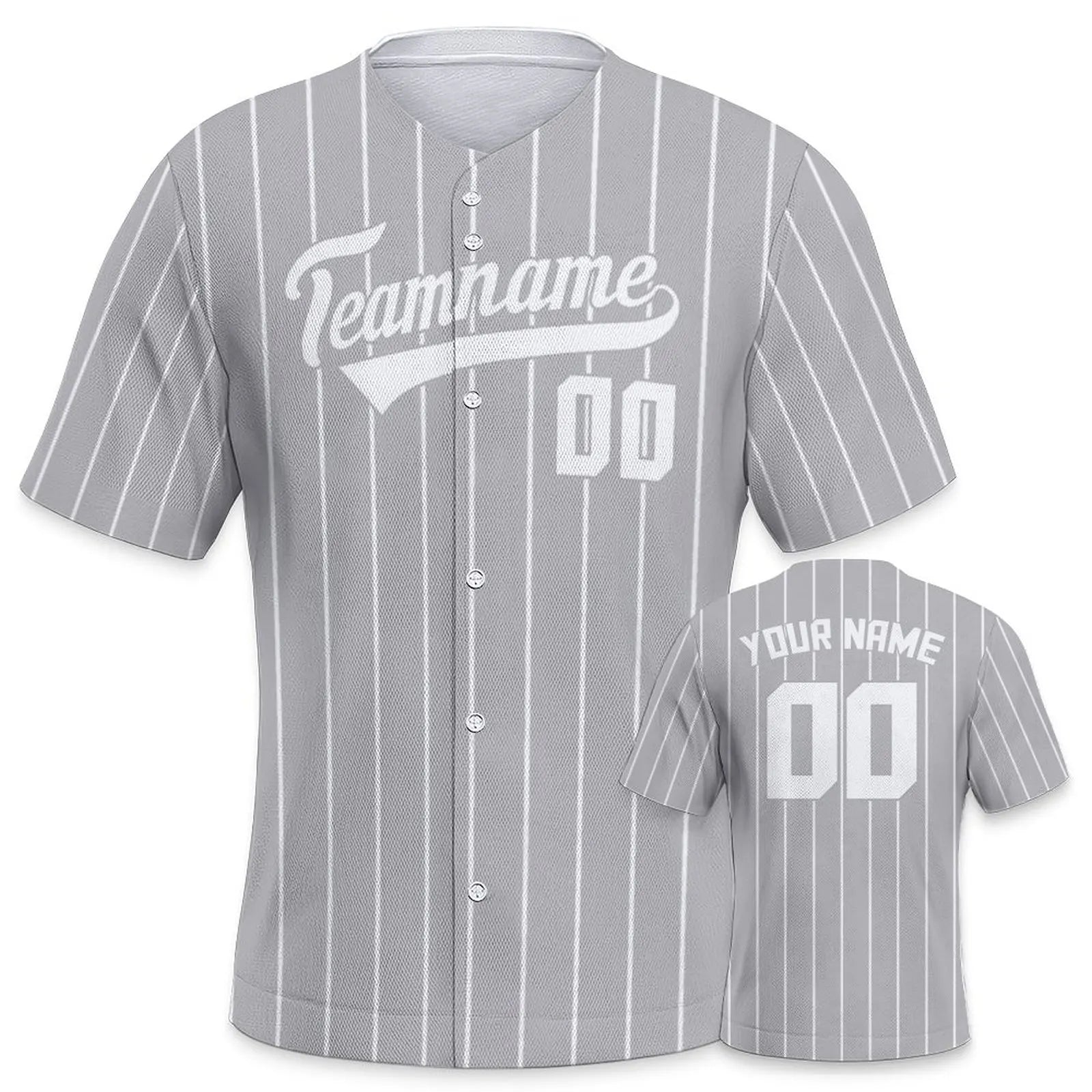 Men's Custom Baseball Jersey Solid Pinstripe Personalized Name Number Printing Fans Gift Baseball Team Shirt for Sportswear