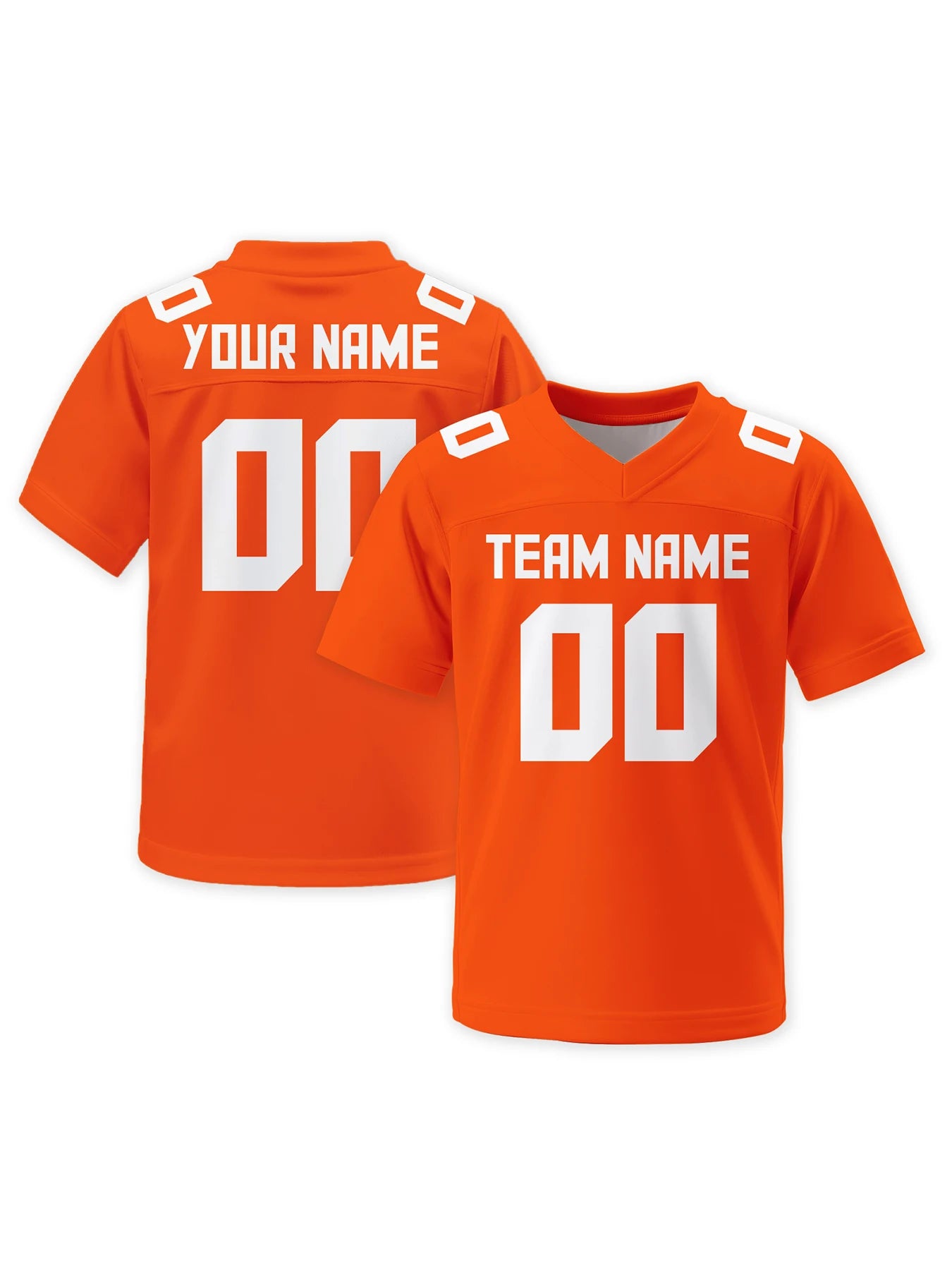 Custom Men's American Football Jersey Personalized Name Number Solid Color Football Team Uniform Sports Jersey