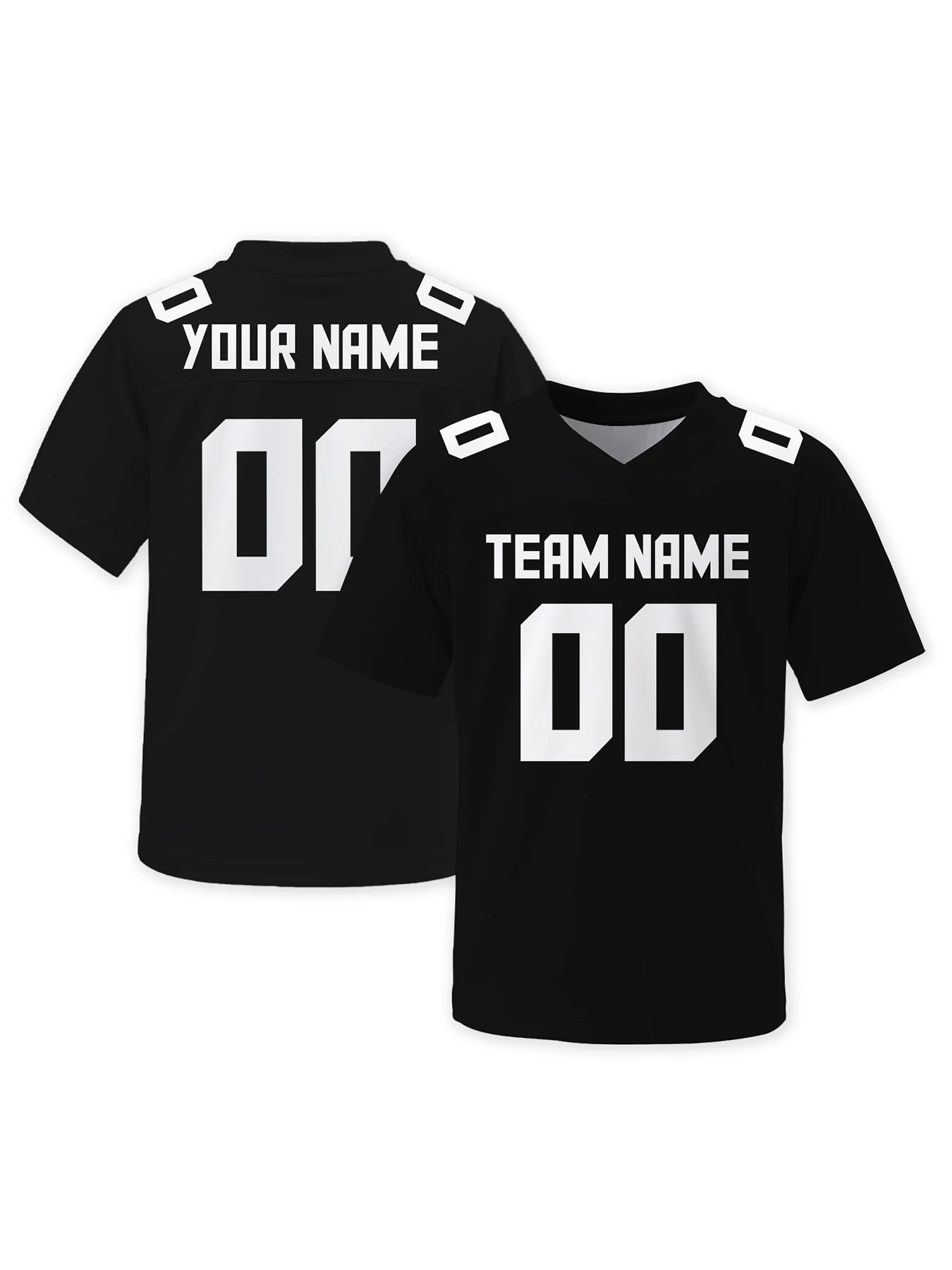 Custom Men's American Football Jersey Personalized Name Number Solid Color Football Team Uniform Sports Jersey