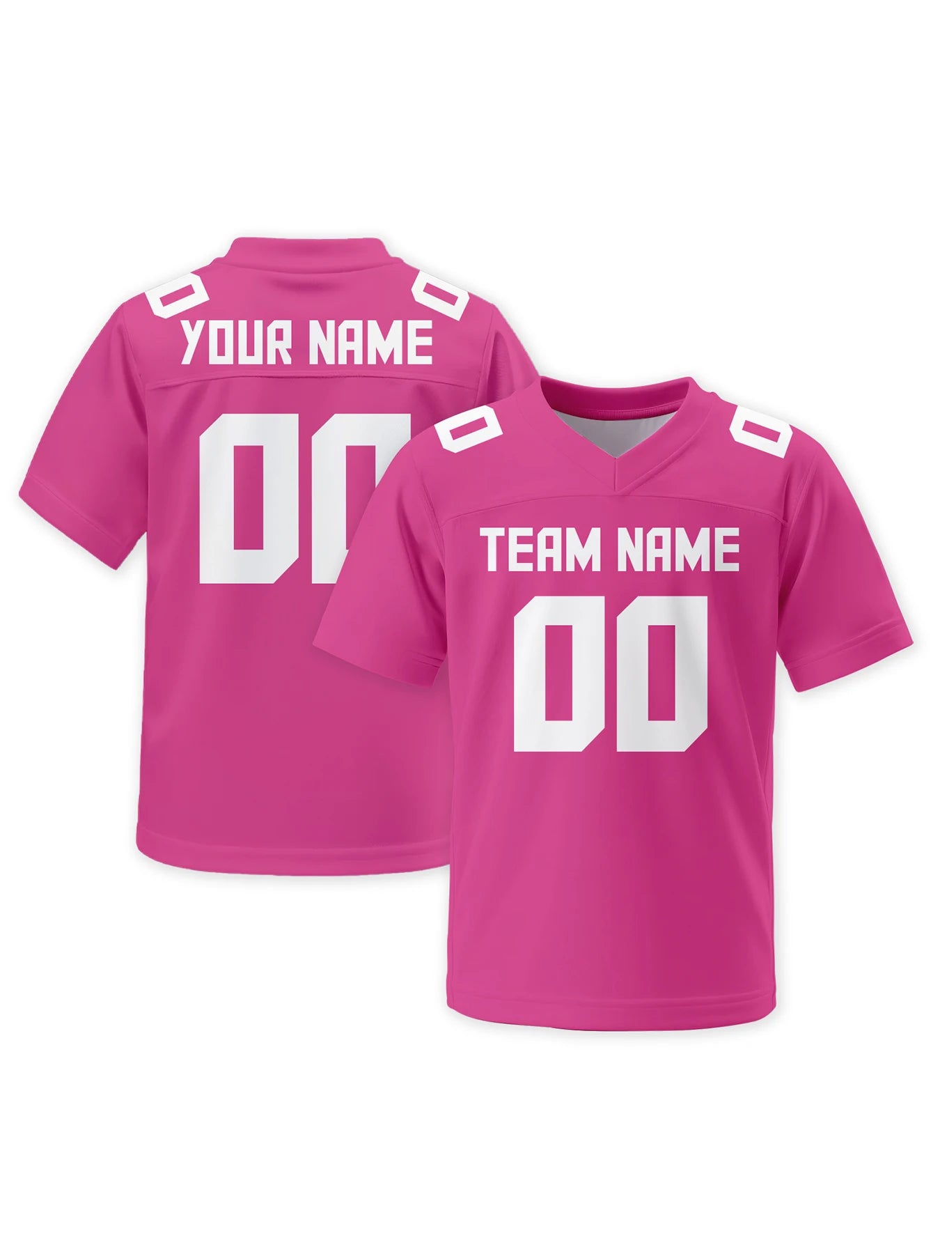Custom Men's American Football Jersey Personalized Name Number Solid Color Football Team Uniform Sports Jersey