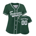 Custom Baseball Jersey for Women Personalized Baseball Shirt with Printed Name Number Team Uniform Baseball Lover Gifts