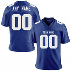 Custom American Football Jersey, Personalized Name Number Team Jersey, Blue Sports Jerseys Shirt for Men Women Youth Kids