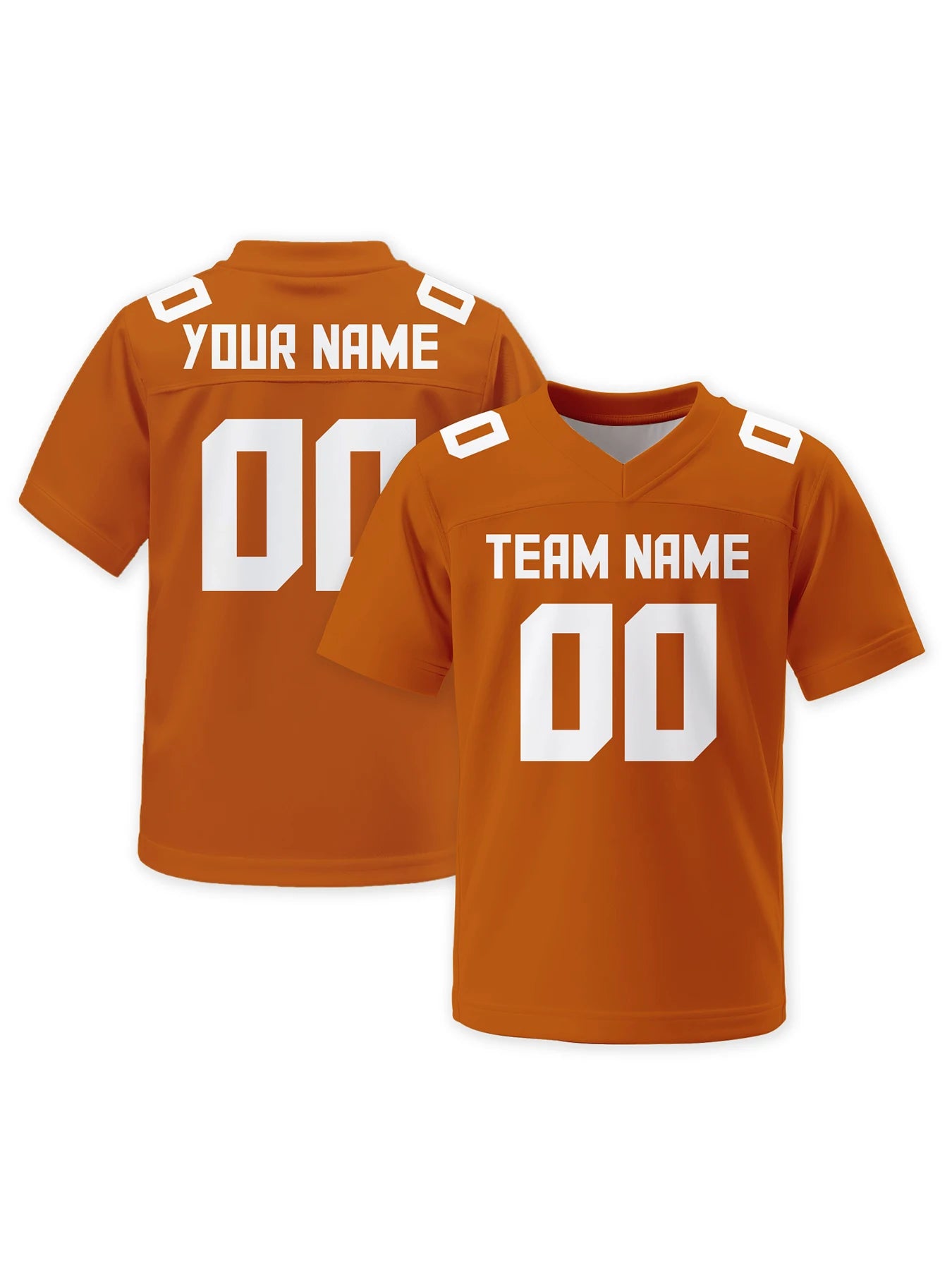 Custom Men's American Football Jersey Personalized Name Number Solid Color Football Team Uniform Sports Jersey