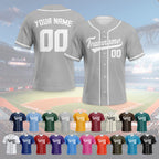 Custom Baseball Jersey for Men Plain Personalized Baseball Shirt with Printed Team Name Number Baseball Team Uniform Fans Gifts