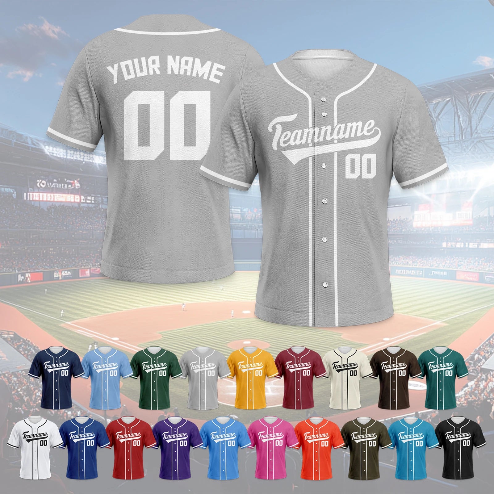 Custom Baseball Jersey for Men Plain Personalized Baseball Shirt with Printed Team Name Number Baseball Team Uniform Fans Gifts