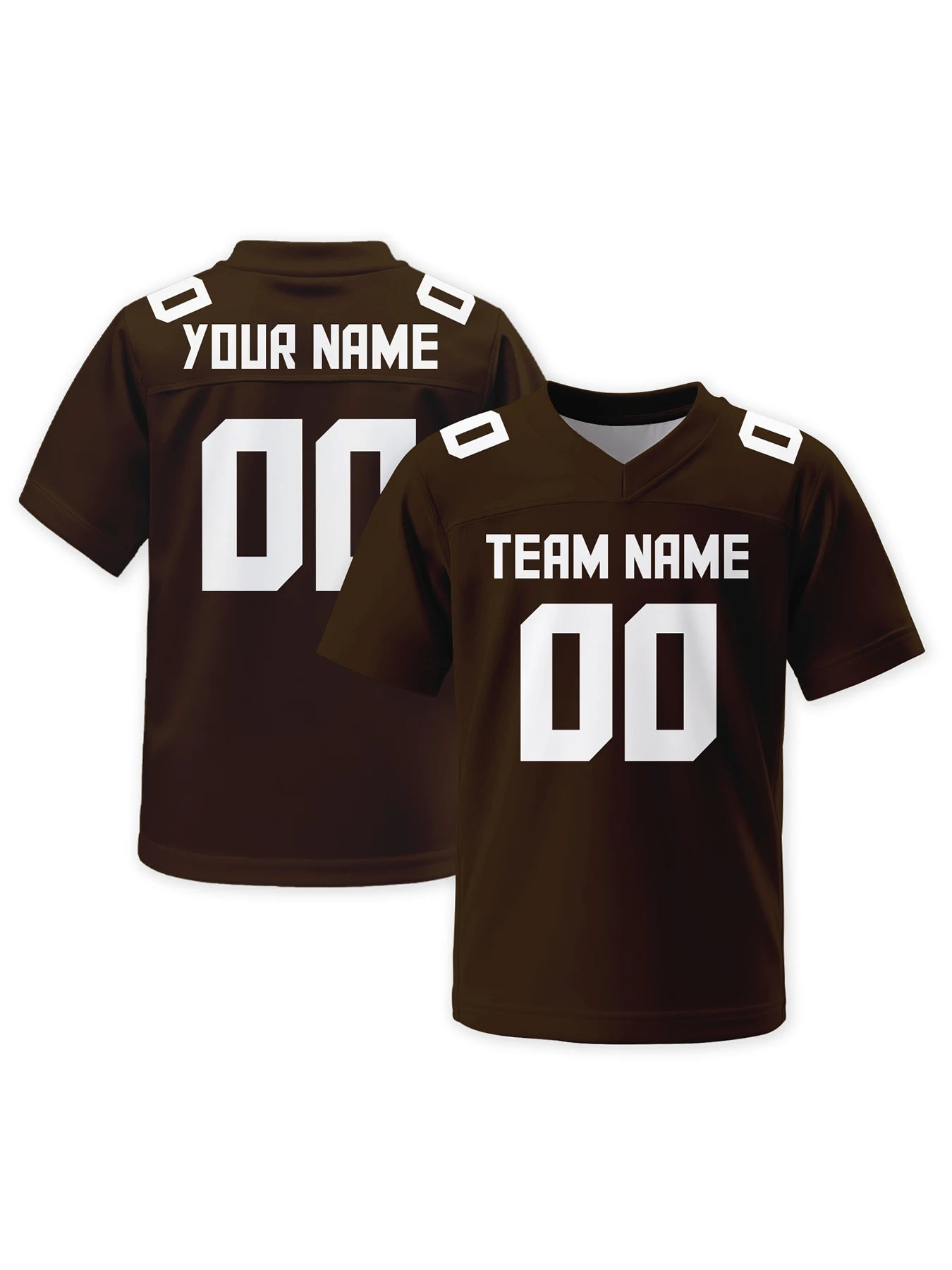 Custom Men's American Football Jersey Personalized Name Number Solid Color Football Team Uniform Sports Jersey