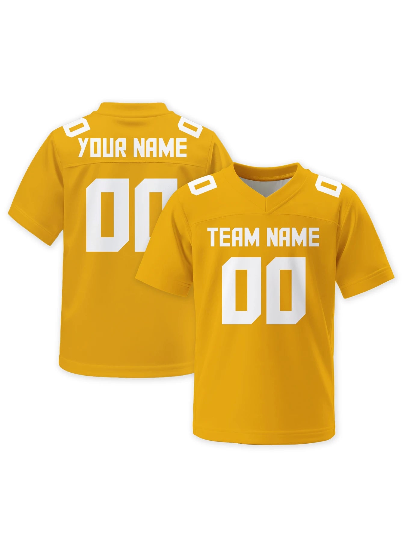 Custom Men's American Football Jersey Personalized Name Number Solid Color Football Team Uniform Sports Jersey