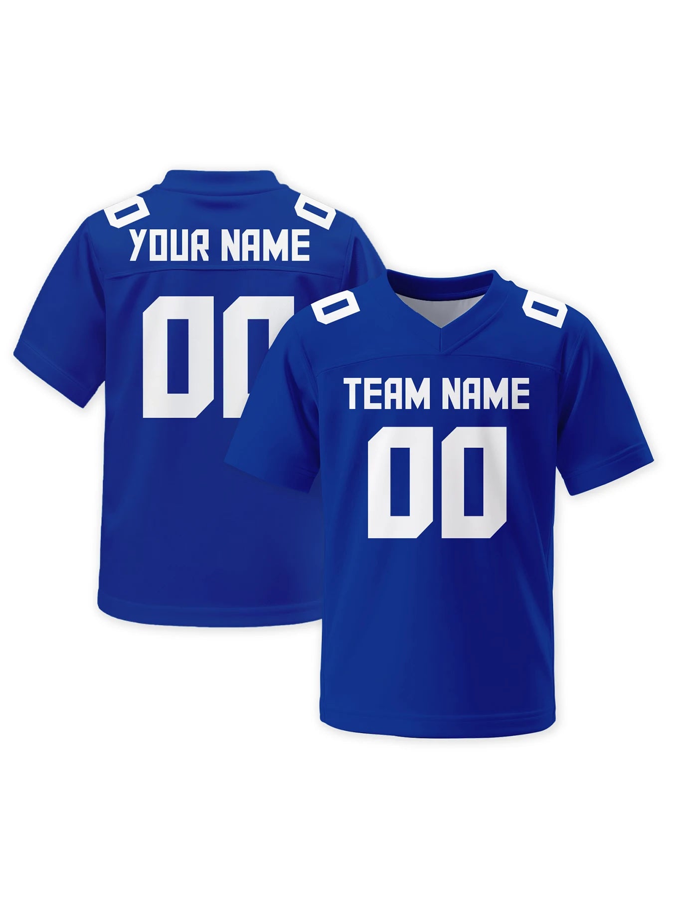 Custom Men's American Football Jersey Personalized Name Number Solid Color Football Team Uniform Sports Jersey