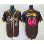 San Diego Padres #44 Joe Musgrove Brown MWATKINS NEW 2023 City Connect Cool Base Stitched Jersey