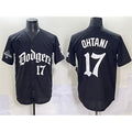 Los Angeles Dodgers #17 Shohei Ohtani Black MWATKINS 2025 LA Gothic Style With 2024 World Series Champions Patch Vapor Premier Limited Stitched Jersey