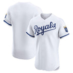 Kansas City Royals White MWATKINS Home Elite Jersey