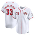 Cincinnati Reds #33 Christian Encarnacion-Strand White MWATKINS Home Limited Player Jersey