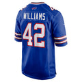 B.Bills #42 Dorian Williams Royal MWATKINS Home Game Jersey