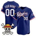 Custom Texas Rangers x One Piece Royal MWATKINS Vapor Premier Limited Jersey - Stitched