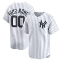 Custom New York Yankees White MWATKINS Home Limited Jersey