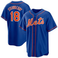 New York Mets #18 Darryl Strawberry Royal MWATKINS Alternate Replica Player Jersey
