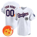 Custom Los Angeles Dodgers x Dragon Ball White MWATKINS Vapor Premier Limited Jersey - Stitched