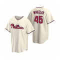 Philadelphia Phillies #45 Zack Wheeler Cream MWATKINS Alternate Stitched Jersey