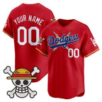 Custom Los Angeles Dodgers x One Piece Red MWATKINS 2025 Vapor Premier Limited Jersey - Stitched