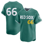 Boston Red Sox #66 Brayan Bello Green MWATKINS 2025 City Connect Limited Stitched Jersey