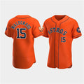 Houston Astros #15 Mart¨ªn Maldonado Orange MWATKINS 60th Anniversary Flex Base Stitched Jersey